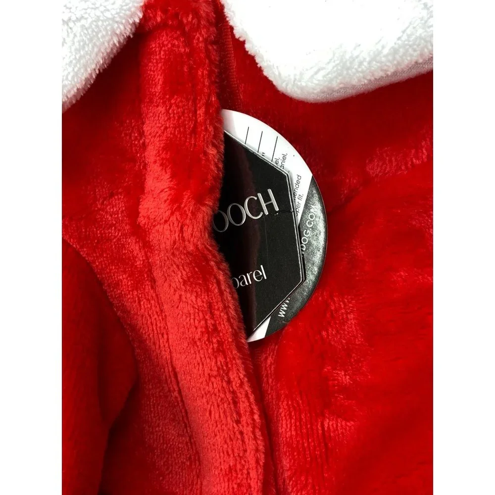 Silverpooch Pet Apparel Christmas Dog Pajamas Pjs Clothes Red‎ Size Medium